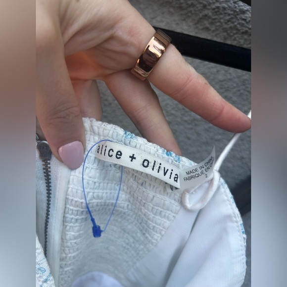 Alice and Olivia Shanti Printed Eyelet Jumpsuit - Picture 6 of 11